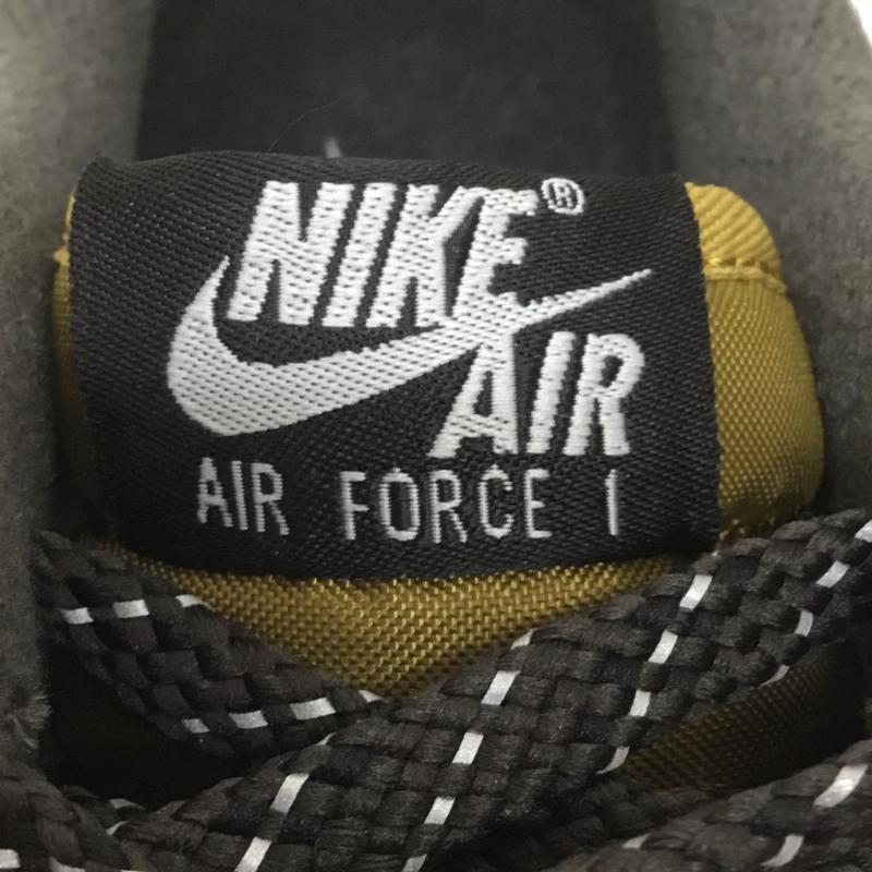 ナイキ NIKE スニーカー スニーカー FB8877-200 Air Force 1 Low  07 LV8 Medium Ash Bronzine Blue Tint 27.5cm ロゴ、文字 黒 / ブラック / X チャコールグレー / チャコールグレー /  メンズ USED 古着 中古 10150330