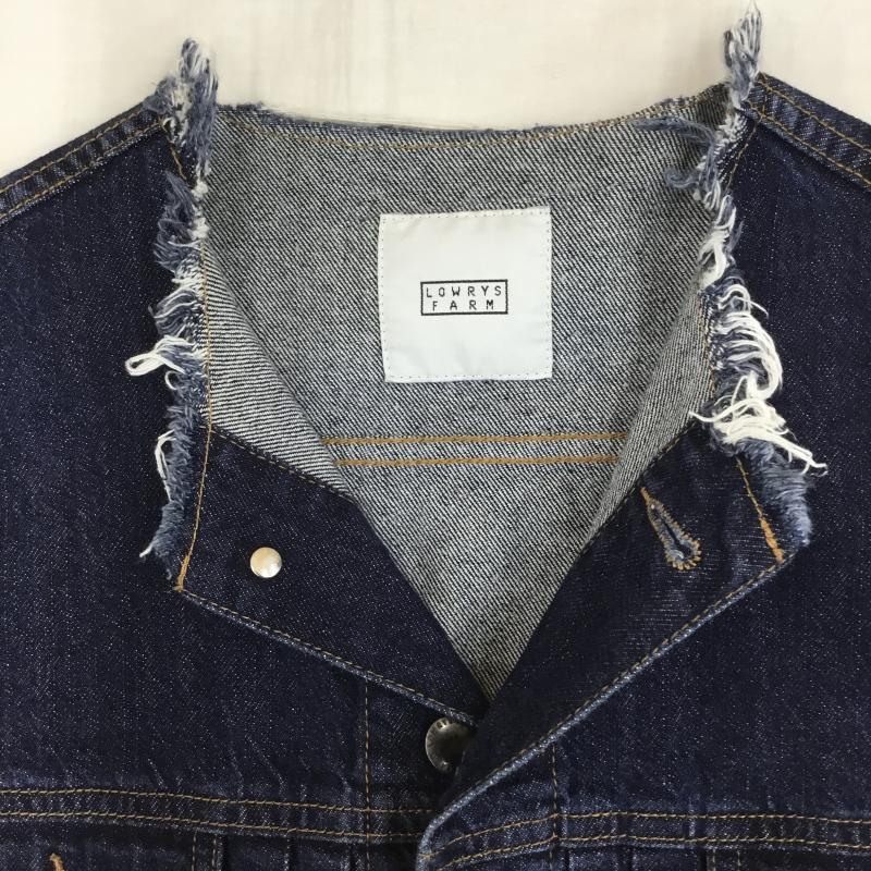 ローリーズファーム LOWRYS FARM ジャケット、上着 ジャケット、ブレザー デニムジャケット M 無地 インディゴ / インディゴ /  レディース USED 古着 中古 10150334