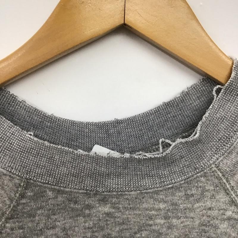 タルテックス tultex トレーナー 長袖 長袖トレーナー スウェット クルーネック プルオーバー 無地 灰 / グレー /  メンズ USED 古着 中古 10150348