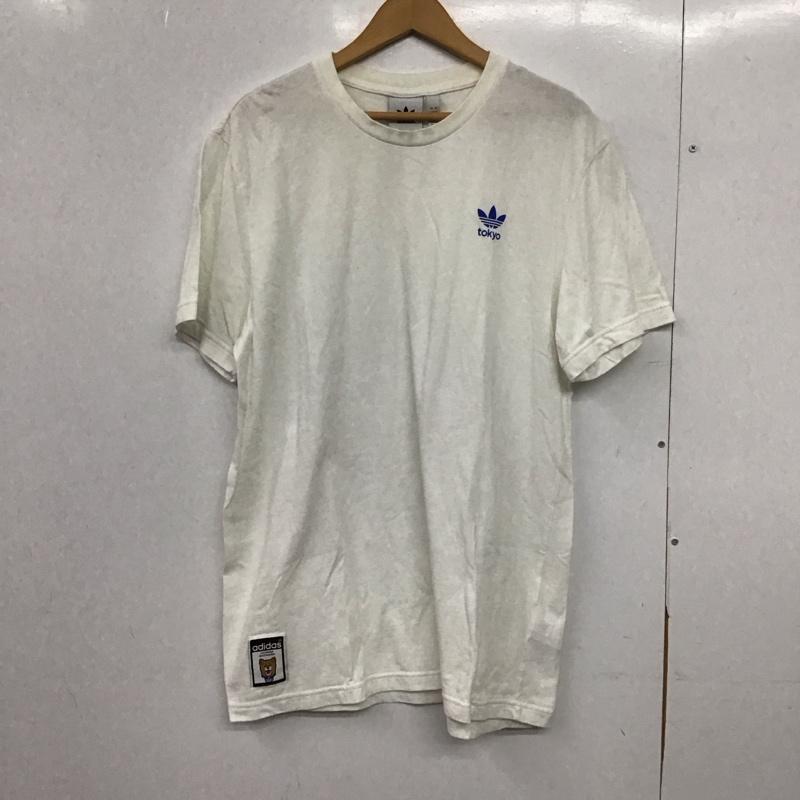 アディダス adidas Tシャツ 半袖 dh3900 MarkGonzalesSOLIDSHMOOTEE シュムーTシャツ プリントTシャツ L プリント 黒 / ブラック /  メンズ USED 古着 中古 10150352