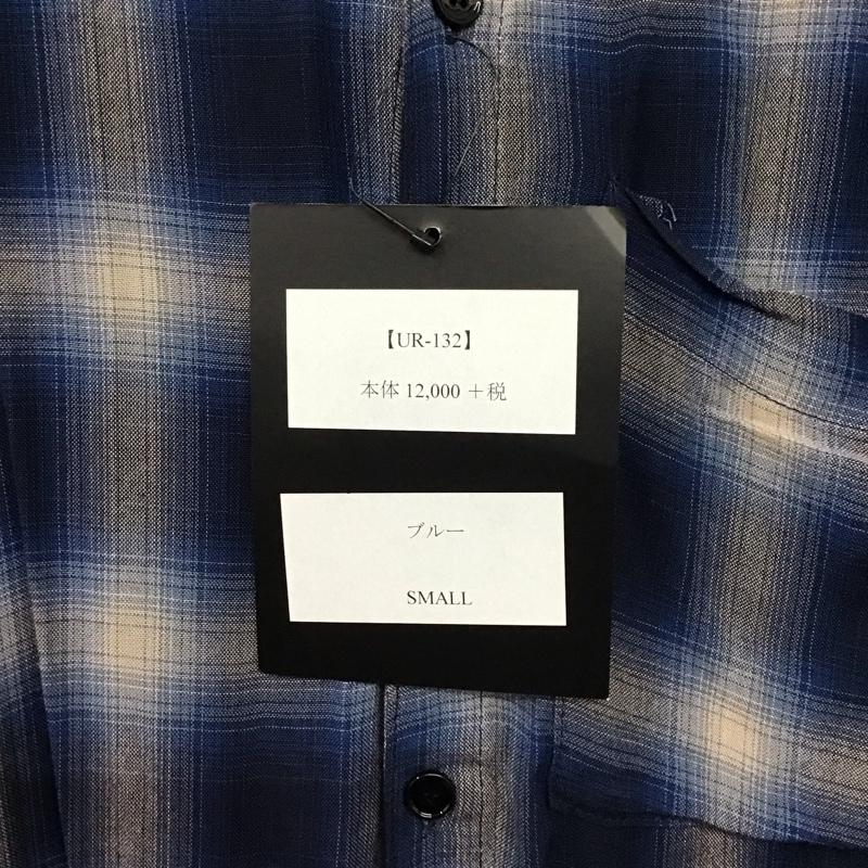 アンリラクシング unrelaxing シャツ、ブラウス 長袖 長袖シャツ チェックシャツ カラーシャツ ノーカラーシャツ S チェック 青 / ブルー /  メンズ USED 古着 中古 10150354