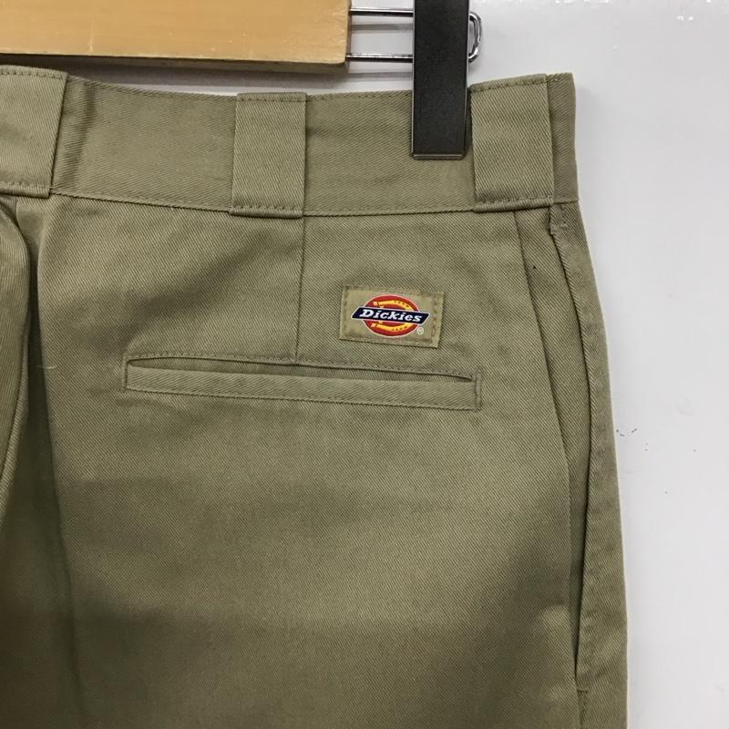 ディッキーズ Dickies パンツ ワークパンツ、ペインターパンツ ワイドパンツ カジュアルパンツ ワークパンツ 八分丈 30インチ 無地 ベージュ / ベージュ /  メンズ USED 古着 中古 10150358