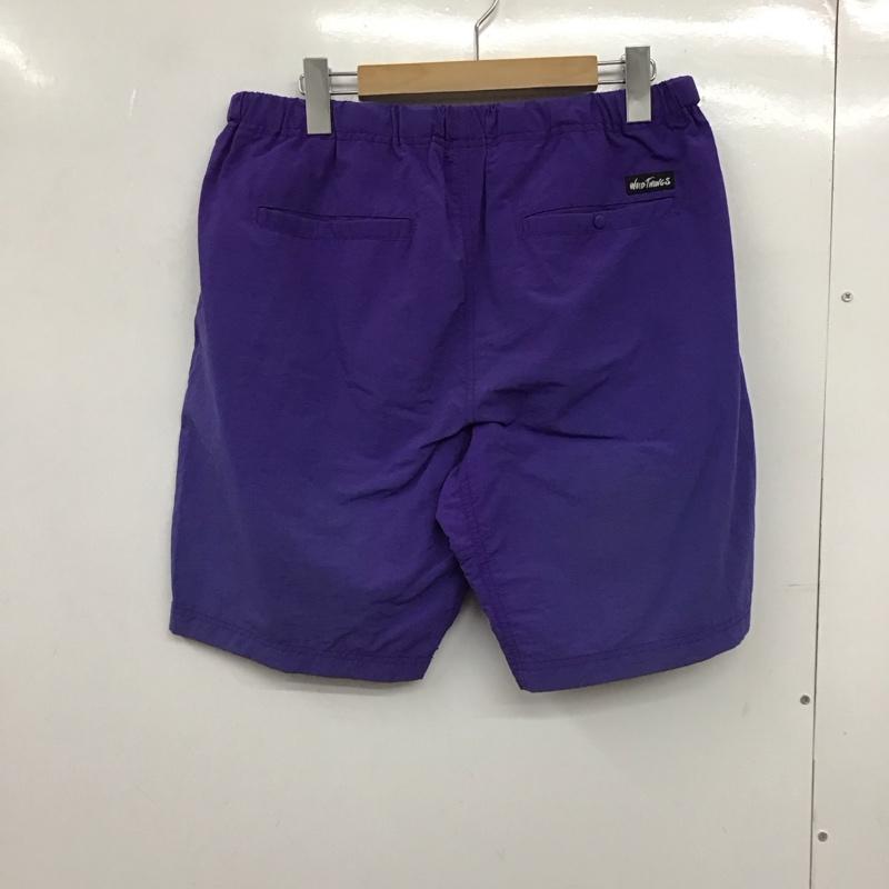 ワイルドシングス WILD THINGS パンツ ショートパンツ ナイロンパンツ ショートパンツ ハーフパンツ M ロゴ、文字 紫 / パープル /  メンズ USED 古着 中古 10150360