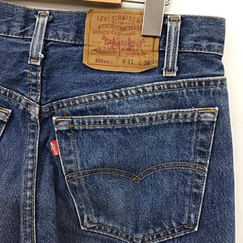 リーバイストラウスアンドコー Levi Strauss & co. パンツ デニム、ジーンズ デニムパンツ スリムパンツ カジュアルパンツ 31インチ 無地 インディゴ / インディゴ /  メンズ USED 古着 中古 10150361