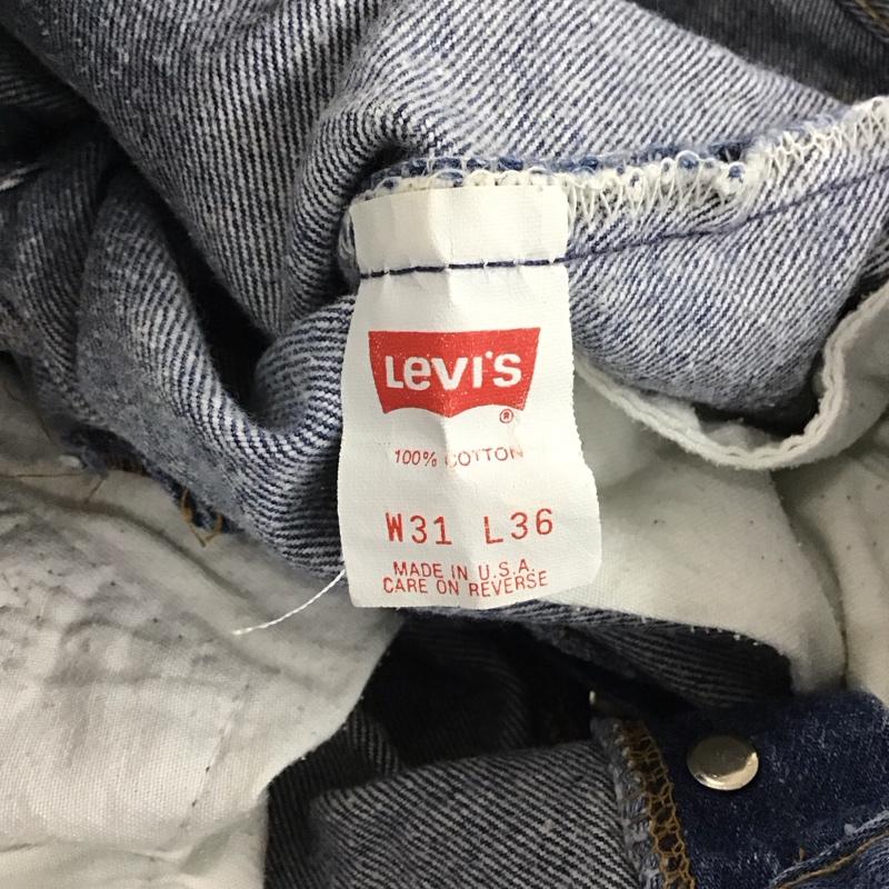 リーバイストラウスアンドコー Levi Strauss & co. パンツ デニム、ジーンズ デニムパンツ スリムパンツ カジュアルパンツ 31インチ 無地 インディゴ / インディゴ /  メンズ USED 古着 中古 10150361