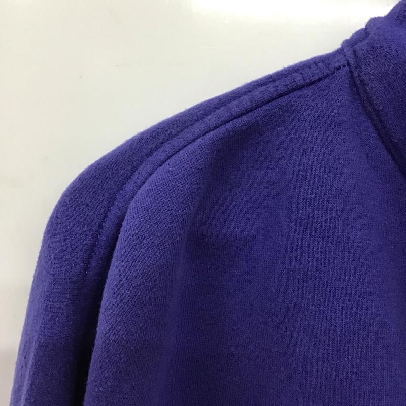 古着 USED トレーナー 長袖 長袖トレーナー スウェット ジップアップネック portauthority XL ロゴ、文字 青 / ブルー /  メンズ USED 古着 中古 10150366
