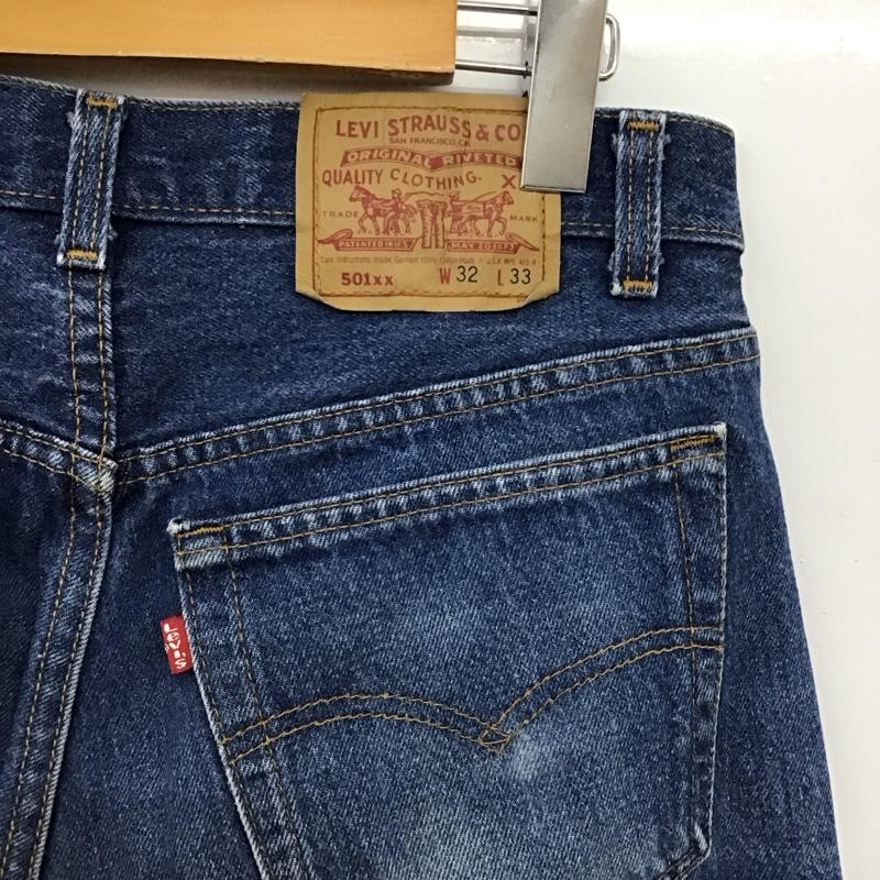 リーバイストラウスアンドコー Levi Strauss & co. パンツ デニム、ジーンズ デニムパンツ スリムパンツ カジュアルパンツ 32インチ 無地 インディゴ / インディゴ /  メンズ USED 古着 中古 10150376