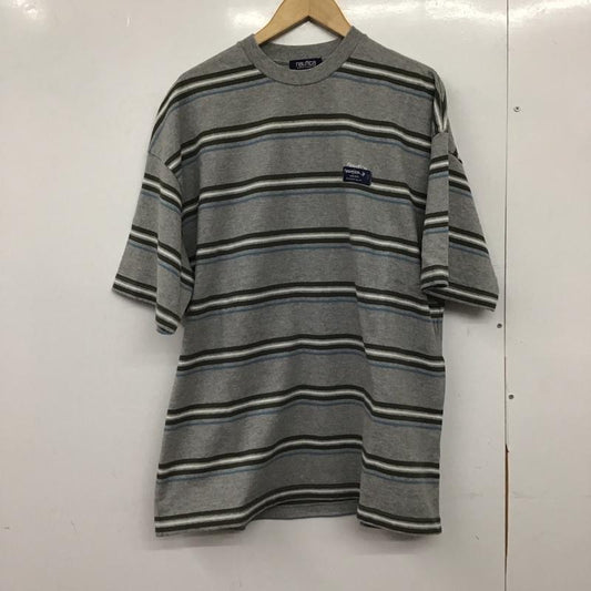 ノーティカ NAUTICA Tシャツ 半袖 221-1202 半袖カットソー ボーダーカットソー L ボーダー柄 灰 / グレー /  メンズ USED 古着 中古 10150382
