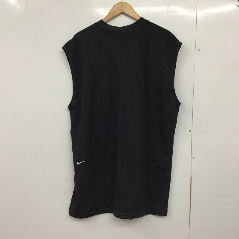 ナイキ NIKE タンクトップ タンクトップ タンクトップ ノースリーブカットソー クルーネック L ロゴ、文字 黒 / ブラック /  メンズ USED 古着 中古 10150384