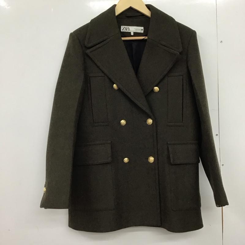 ザラ ZARA コート コート一般 S 無地 カーキ / カーキ /  レディース USED 古着 中古 10150388
