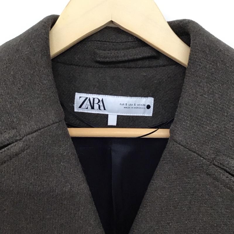 ザラ ZARA コート コート一般 S 無地 カーキ / カーキ /  レディース USED 古着 中古 10150388