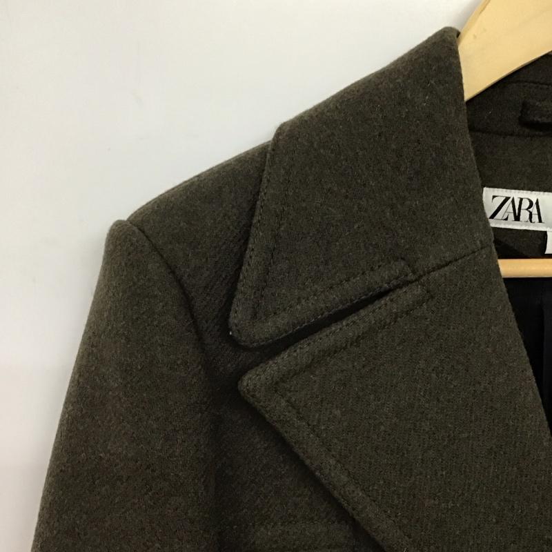 ザラ ZARA コート コート一般 S 無地 カーキ / カーキ /  レディース USED 古着 中古 10150388