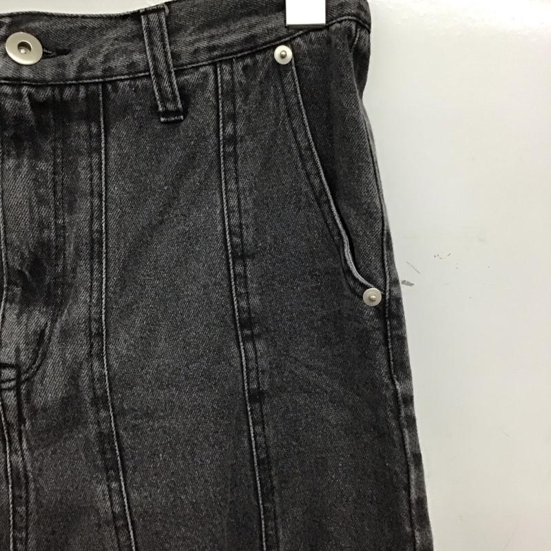 チャオパニック CIAOPANIC パンツ デニム、ジーンズ FREE 無地 チャコールグレー / チャコールグレー /  レディース USED 古着 中古 10150389