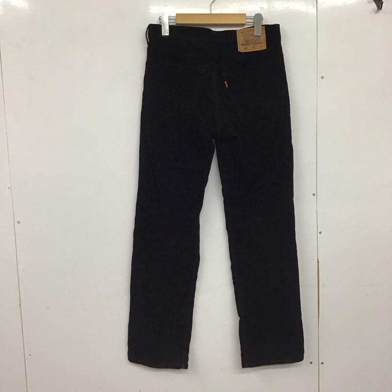 リーバイストラウスアンドコー Levi Strauss & co. パンツ ワークパンツ、ペインターパンツ コーデュロイパンツ スリムパンツ カジュアルパンツ ストレッチパンツ 31インチ 無地 黒 / ブラック /  メンズ USED 古着 中古 10150392