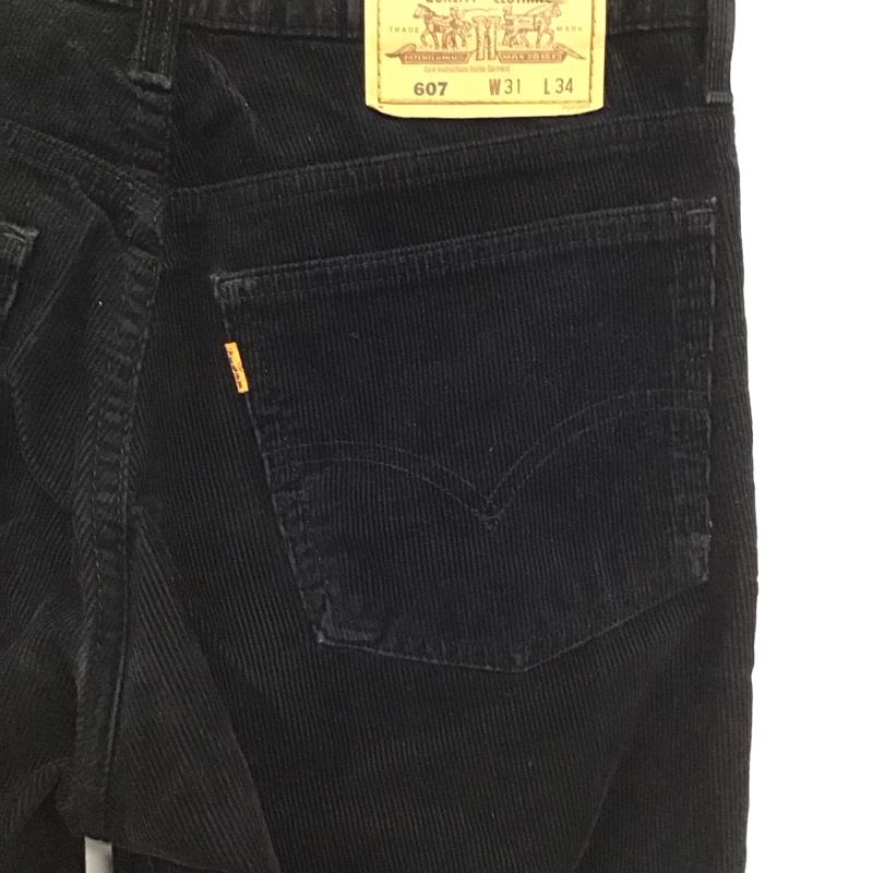 リーバイストラウスアンドコー Levi Strauss & co. パンツ ワークパンツ、ペインターパンツ コーデュロイパンツ スリムパンツ カジュアルパンツ ストレッチパンツ 31インチ 無地 黒 / ブラック /  メンズ USED 古着 中古 10150392