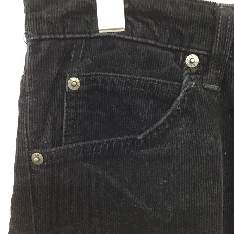 リーバイストラウスアンドコー Levi Strauss & co. パンツ ワークパンツ、ペインターパンツ コーデュロイパンツ スリムパンツ カジュアルパンツ ストレッチパンツ 31インチ 無地 黒 / ブラック /  メンズ USED 古着 中古 10150392