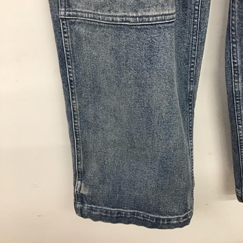マイケルコース MICHAEL KORS パンツ デニム、ジーンズ ストレッチデニムのワイドレッグカーゴジーンズ MT4905HEB1 無地 水色 / ライトブルー /  レディース USED 古着 中古 10150393