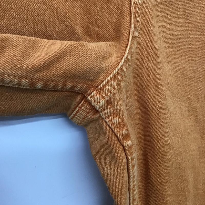 ザラ ZARA パンツ デニム、ジーンズ 32インチ 無地 橙 / オレンジ /  レディース USED 古着 中古 10150395