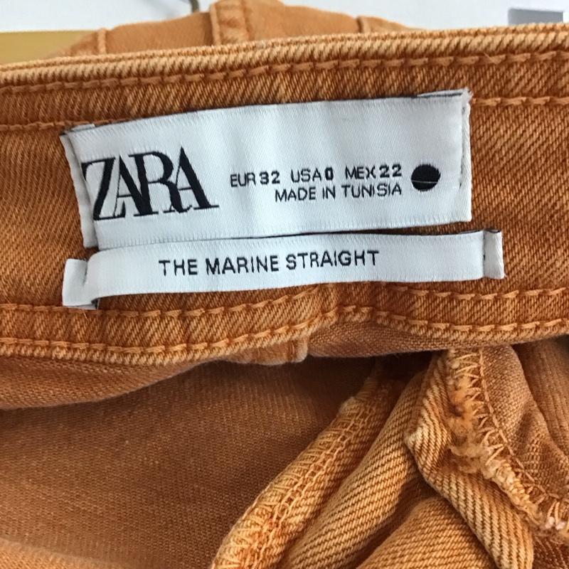 ザラ ZARA パンツ デニム、ジーンズ 32インチ 無地 橙 / オレンジ /  レディース USED 古着 中古 10150395