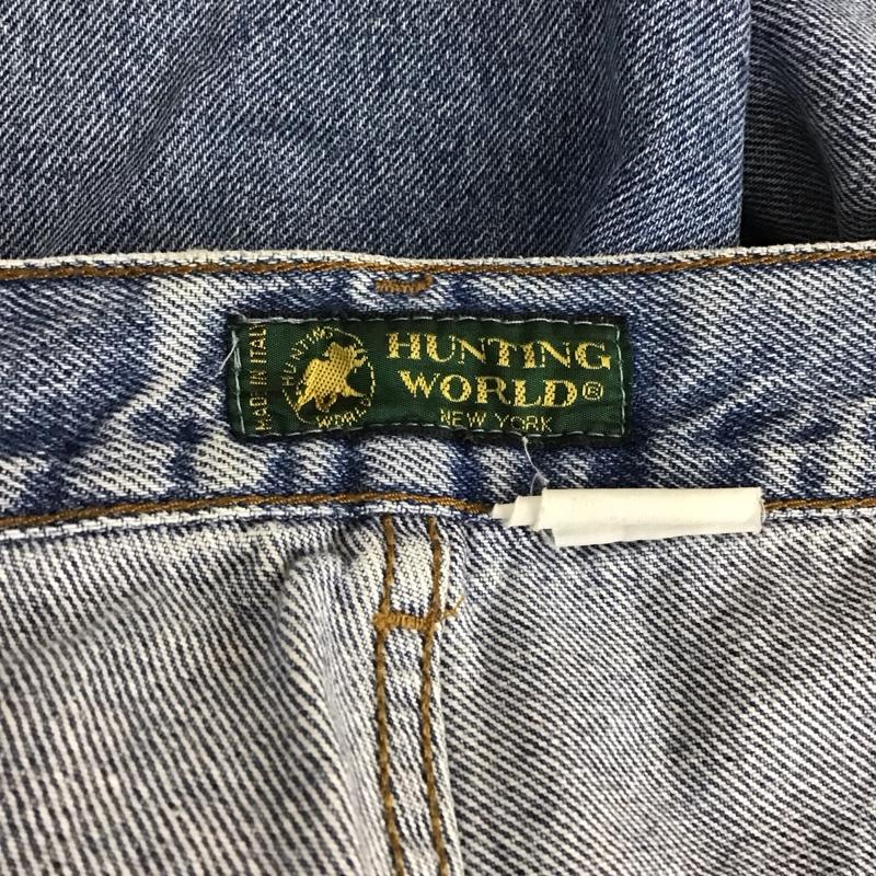 ハンティングワールド Hunting World パンツ デニム、ジーンズ デニムパンツ スリムパンツ カジュアルパンツ 31インチ 無地 インディゴ / インディゴ /  メンズ USED 古着 中古 10150398