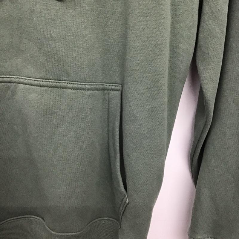 ギャップ GAP パーカー 長袖 長袖パーカー プルオーバーパーカー スウェット XS ロゴ、文字 カーキ / カーキ /  メンズ USED 古着 中古 10150399