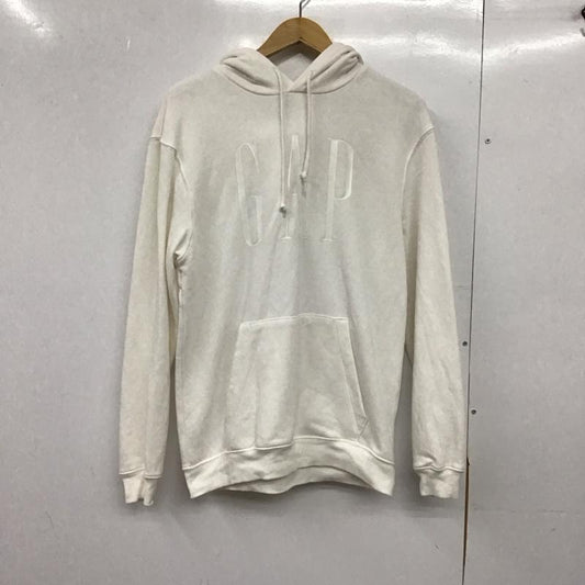 ギャップ GAP パーカー 長袖 XS ロゴ、文字 白 / ホワイト /  メンズ USED 古着 中古 10150401