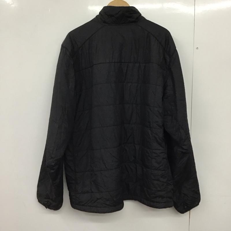 ザノースフェイス THE NORTH FACE ジャケット、上着 ジャンパー、ブルゾン ジップアップジャケット ナイロンジャケット アウター XL ロゴ、文字 黒 / ブラック /  メンズ USED 古着 中古 10150404