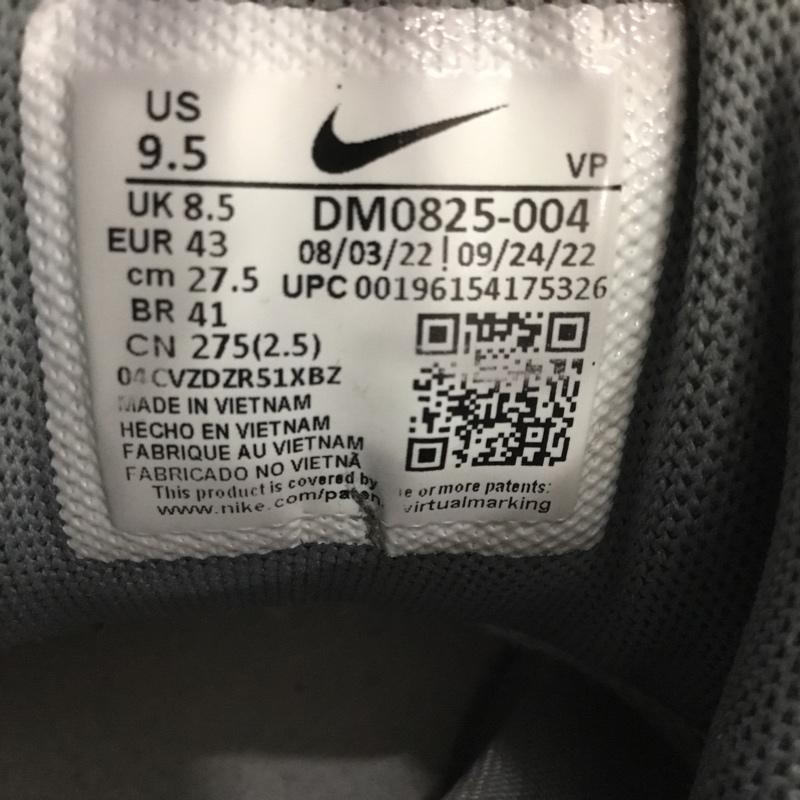 ナイキ NIKE スニーカー スニーカー DM0825-004 GIANNIS IMMORTALITY 2 27.5cm 27.5cm ワンポイント 灰 / グレー /  メンズ USED 古着 中古 10150415