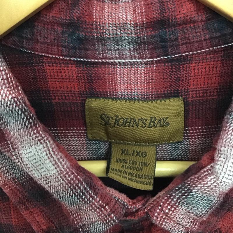 セントジョンズベイ ST.JOHN S BAY シャツ、ブラウス 長袖 長袖シャツ チェックシャツ カラーシャツ XL チェック マルチカラー / マルチカラー /  メンズ USED 古着 中古 10150422