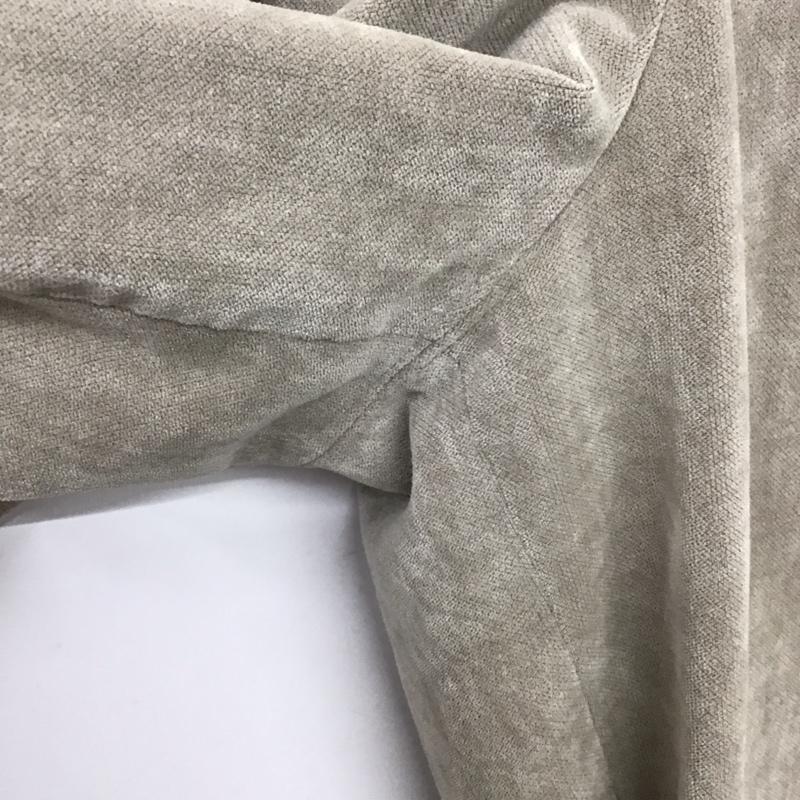 ミースロエ MIESROHE パンツ スラックス mwfp235017 ベルベットタックワイドパンツ 0 無地 ベージュ / ベージュ /  レディース USED 古着 中古 10150423