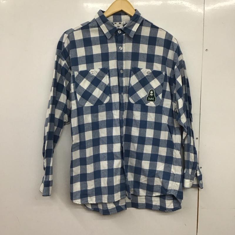 エックスガール X-girl シャツ、ブラウス 長袖 105243014002 FACE PLAID L/S SHIRT M チェック マルチカラー / マルチカラー /  レディース USED 古着 中古 10150425