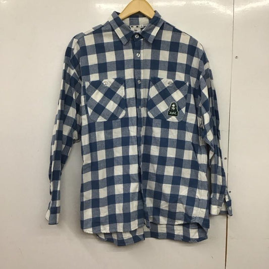 エックスガール X-girl シャツ、ブラウス 長袖 105243014002 FACE PLAID L/S SHIRT M チェック マルチカラー / マルチカラー /  レディース USED 古着 中古 10150425