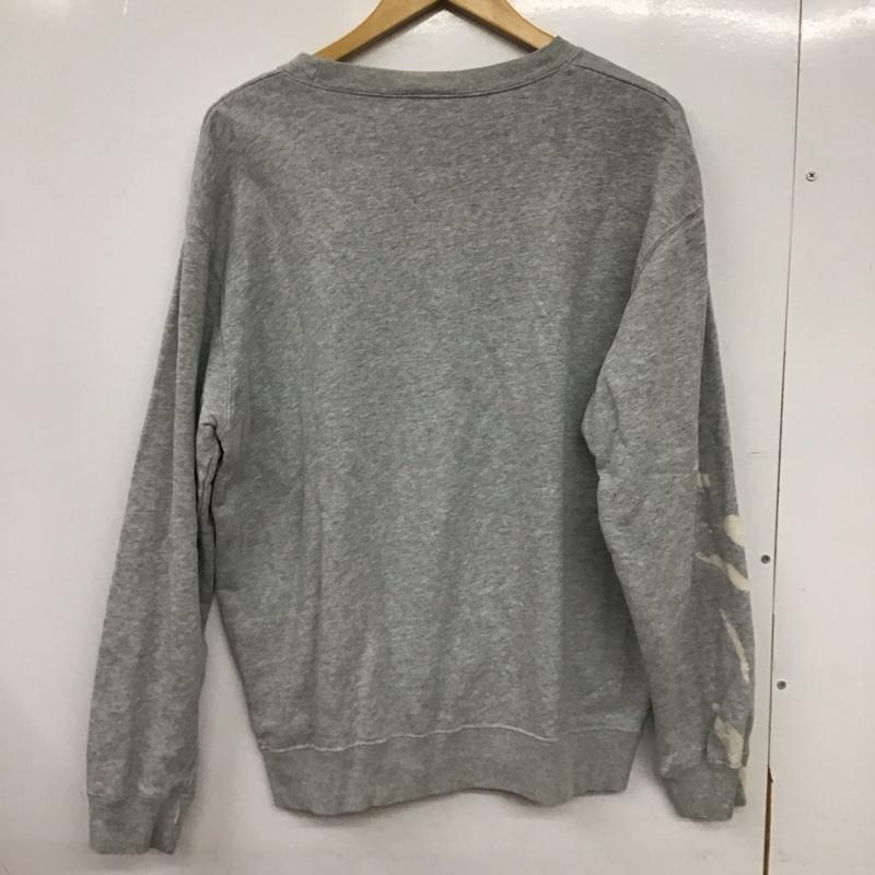 スラッシャー THRASHER トレーナー 長袖 長袖トレーナー スウェット クルーネック プルオーバー L ロゴ、文字 灰 / グレー /  メンズ USED 古着 中古 10150432