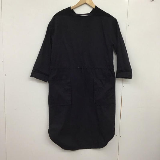 マルシャルテル MARECHAL TERRE ワンピース ロングスカート 2 無地 黒 / ブラック /  レディース USED 古着 中古 10150433