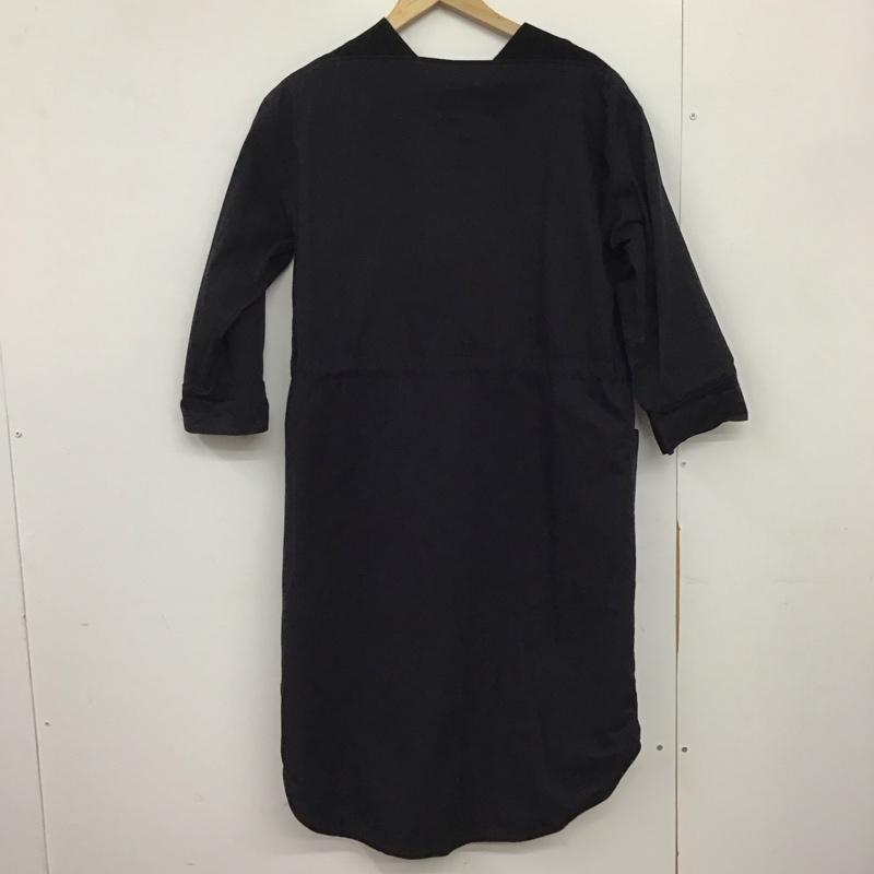 マルシャルテル MARECHAL TERRE ワンピース ロングスカート 2 無地 黒 / ブラック /  レディース USED 古着 中古 10150433