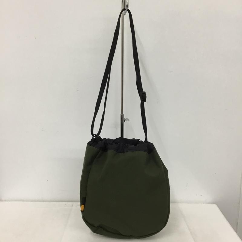 ケルティ KELTY ショルダーバッグ ショルダーバッグ ナイロン 巾着ショルダー ロゴ、文字 カーキ / カーキ / X 黒 / ブラック /  メンズ USED 古着 中古 10150434