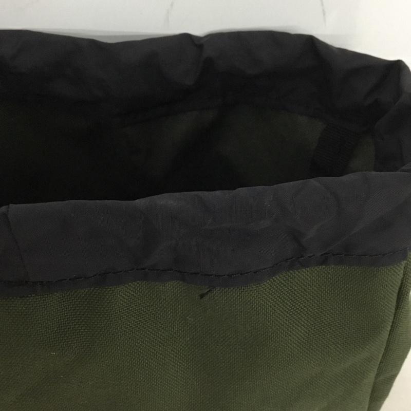 ケルティ KELTY ショルダーバッグ ショルダーバッグ ナイロン 巾着ショルダー ロゴ、文字 カーキ / カーキ / X 黒 / ブラック /  メンズ USED 古着 中古 10150434