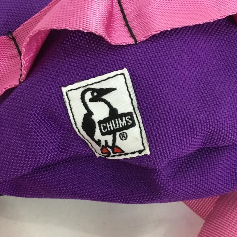 チャムス CHUMS ウエストバッグ ウエストバッグ ロゴ、文字 紫 / パープル /  メンズ USED 古着 中古 10150436