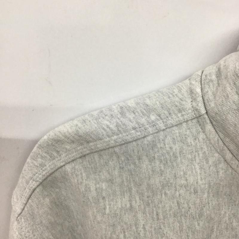 カーハート Carhartt トレーナー 長袖 長袖トレーナー スウェット ジップアップネック プルオーバー L ロゴ、文字 灰 / グレー /  メンズ USED 古着 中古 10150437