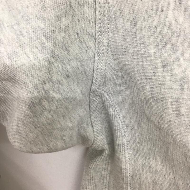 カーハート Carhartt トレーナー 長袖 長袖トレーナー スウェット ジップアップネック プルオーバー L ロゴ、文字 灰 / グレー /  メンズ USED 古着 中古 10150437