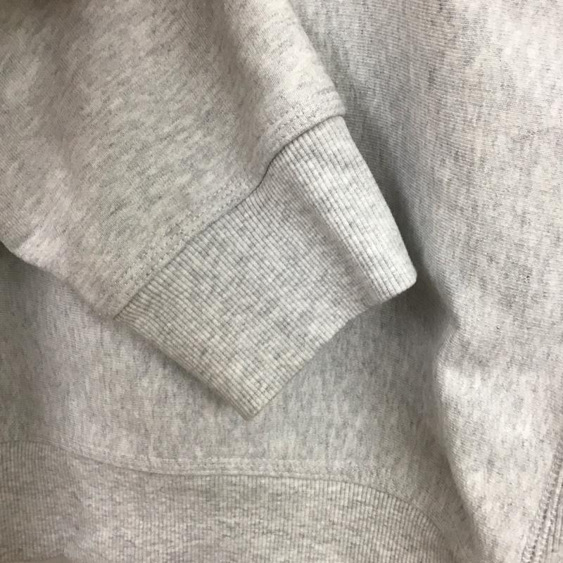 カーハート Carhartt トレーナー 長袖 長袖トレーナー スウェット ジップアップネック プルオーバー L ロゴ、文字 灰 / グレー /  メンズ USED 古着 中古 10150437