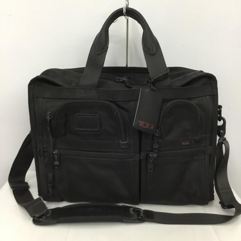 トゥミ TUMI ブリーフケース、書類かばん ブリーフケース、書類かばん ビジネスバッグ ショルダーバッグ ロゴ、文字 黒 / ブラック /  メンズ USED 古着 中古 10150443