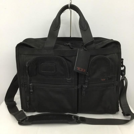 トゥミ TUMI ブリーフケース、書類かばん ブリーフケース、書類かばん ビジネスバッグ ショルダーバッグ ロゴ、文字 黒 / ブラック /  メンズ USED 古着 中古 10150443