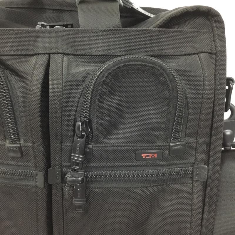 トゥミ TUMI ブリーフケース、書類かばん ブリーフケース、書類かばん ビジネスバッグ ショルダーバッグ ロゴ、文字 黒 / ブラック /  メンズ USED 古着 中古 10150443