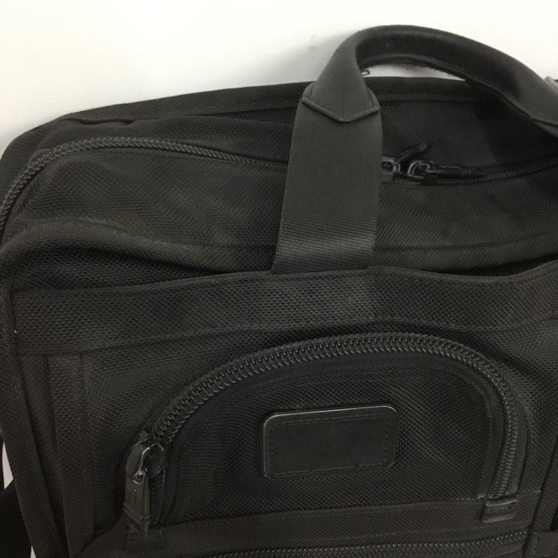 トゥミ TUMI ブリーフケース、書類かばん ブリーフケース、書類かばん ビジネスバッグ ショルダーバッグ ロゴ、文字 黒 / ブラック /  メンズ USED 古着 中古 10150443