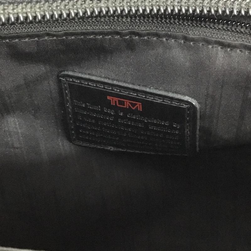 トゥミ TUMI ブリーフケース、書類かばん ブリーフケース、書類かばん ビジネスバッグ ショルダーバッグ ロゴ、文字 黒 / ブラック /  メンズ USED 古着 中古 10150443