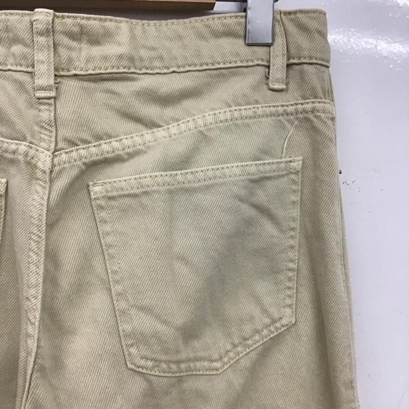 ザラ ZARA パンツ デニム、ジーンズ 36 無地 ベージュ / ベージュ /  レディース USED 古着 中古 10150444