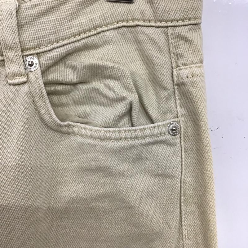 ザラ ZARA パンツ デニム、ジーンズ 36 無地 ベージュ / ベージュ /  レディース USED 古着 中古 10150444