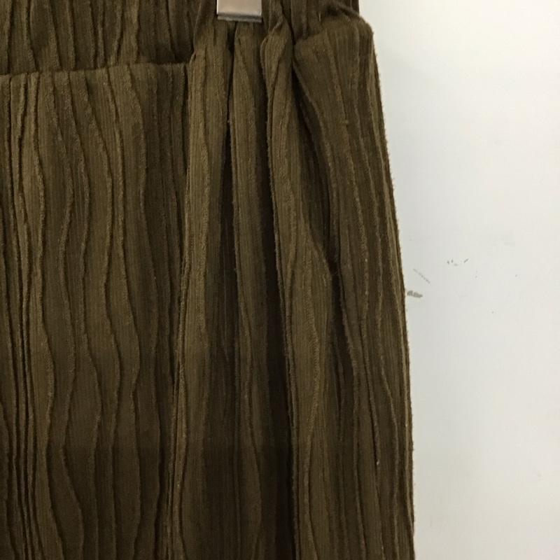 ローリーズファーム LOWRYS FARM スカート ロングスカート FREE 無地 カーキ / カーキ /  レディース USED 古着 中古 10150446