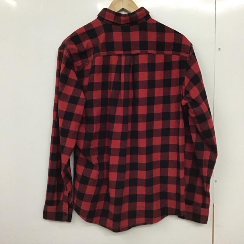 エディーバウアー Eddie Bauer シャツ、ブラウス 長袖 長袖シャツ チェックシャツ カラーシャツ ボタンダウンシャツ M チェック マルチカラー / マルチカラー /  メンズ USED 古着 中古 10150449